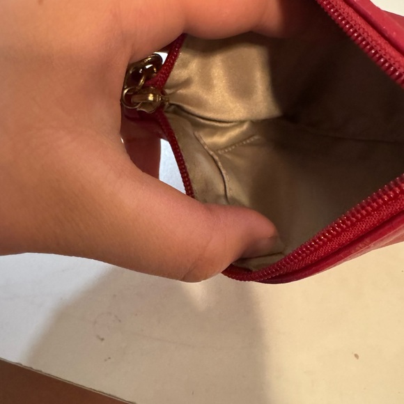 Coach Red Leather Wristlet - Picture 7 of 8